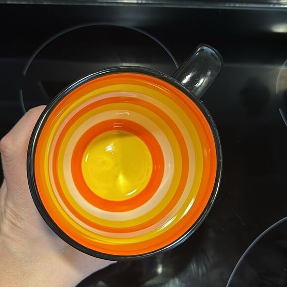 Crate&Barrel Ceramic Candy Corn Mug - Picture 2 of 4